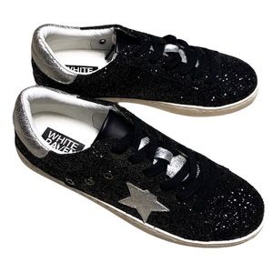 White Raven Sparkle Sneaker